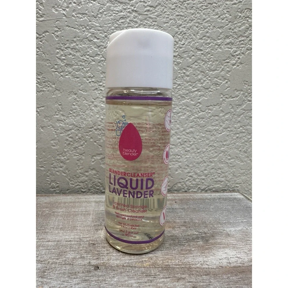 Beautyblender Liquid Lavender Cleanser - Fullsize 3oz - Sealed NEW FASY SHIPPER